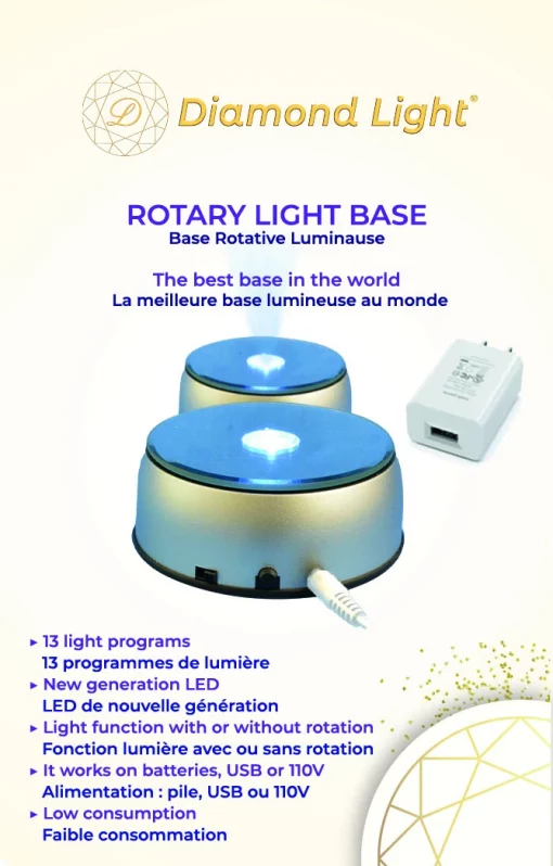 flyer base lumineuse norme US - recto