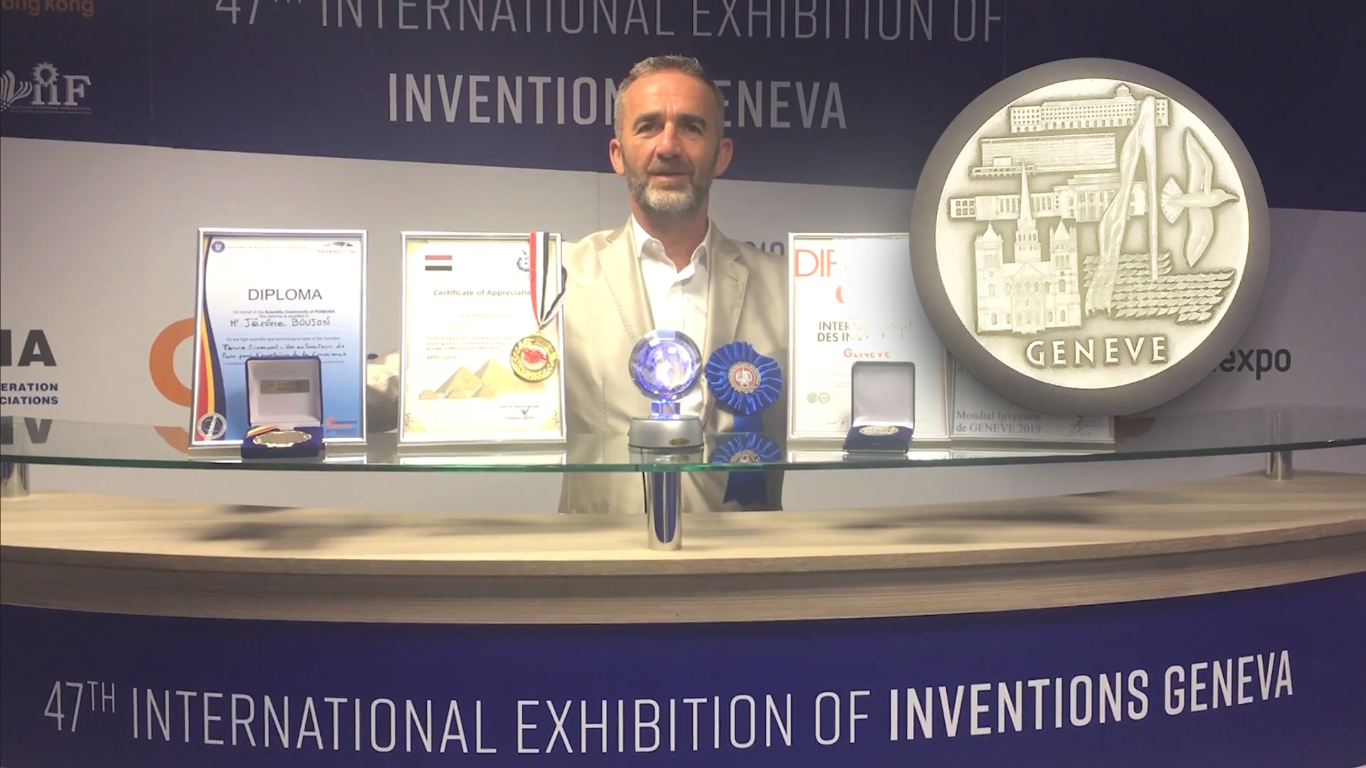 Récompense de la Terre Diamant à l'Exposition internationale des inventions de Genève